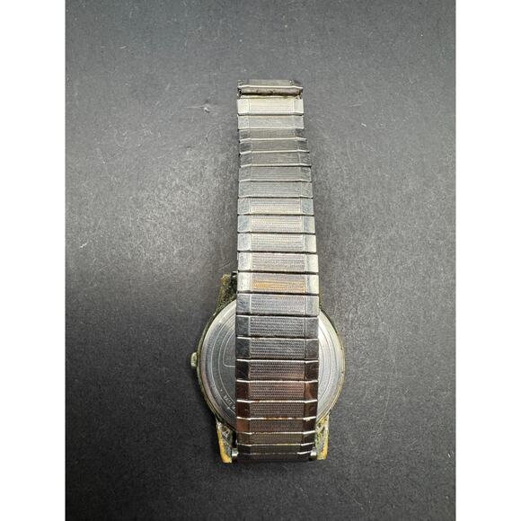 VINTAGE Timex Men's Easy Reader Expansion Indiglo Watch Silver Tone 35mm Working - Picture 5 of 11